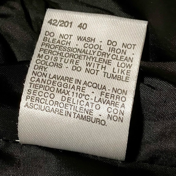 Prague II Italian Black Tuxedo Blazer Jacket Size 6 Sherpa Business Casual - Picture 12 of 16